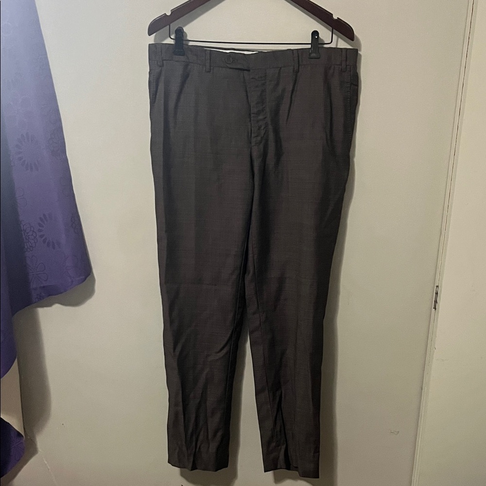 Canali Dark Brown Dress Pants for Men